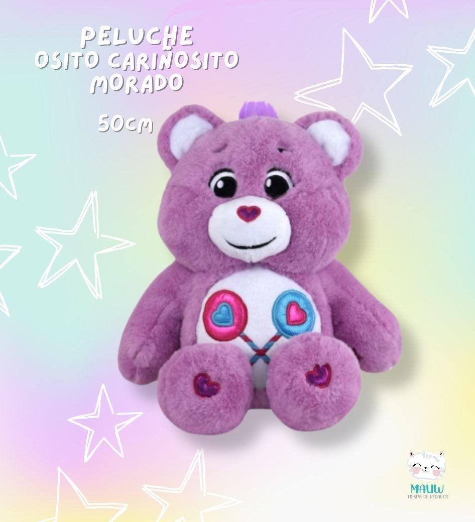 Cheer Bear 50cm Cariñosito Lila