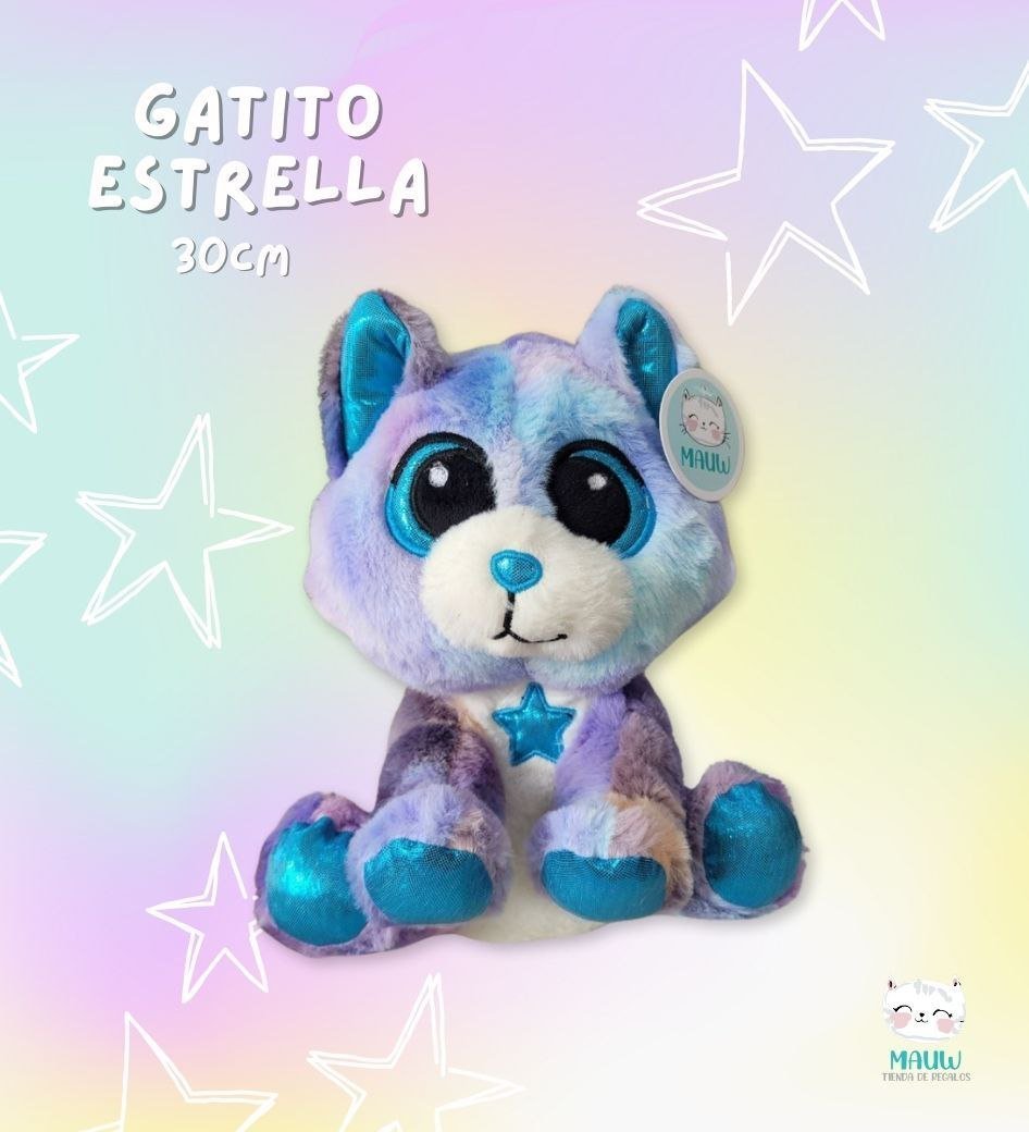 Peluche Gato Estrella 30cm