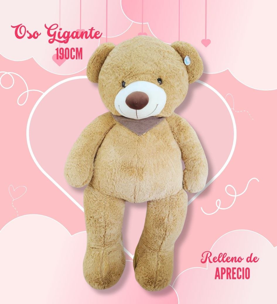 Peluche oso con bufanda 190cm