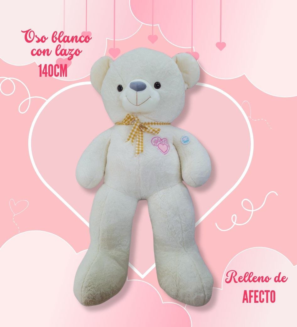 Peluche Oso con lazo 140cm